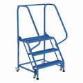 Vestil 60 H Steel PW Ladder, Perforated, 3 Step, 3 in Steps LAD-PW-32-3-P